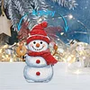 Snowman DIY Acrylic Shaking Head 5D DIY Diamond Art Tabletop Ornament Home Decor