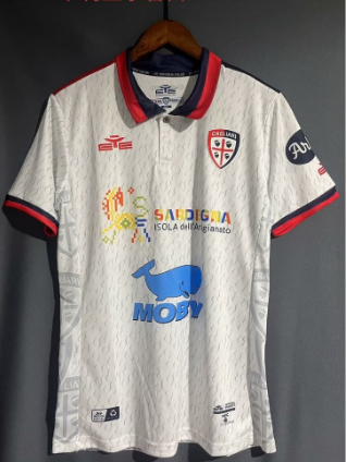 23/24 Cagliari Away Football Shirt Thai Quality