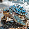Sea Turtle - Crystal Rhinestone Diamond Painting