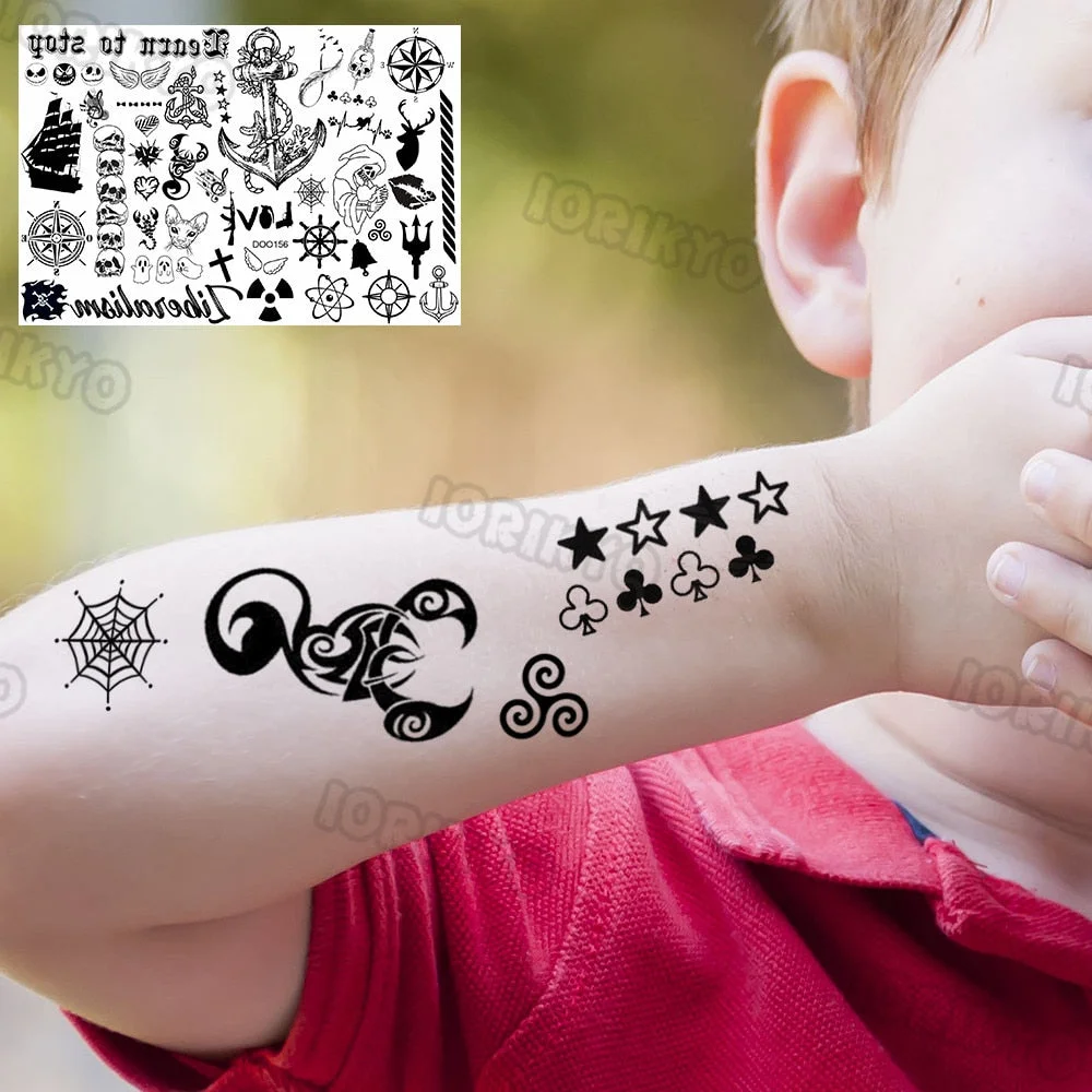 Roaring T-Rex Temporary Tattoo For Kids Boy Son Girls Fake Dinosaur Tattoo Sticker Cartoon Egg Tiny Tatoos Toddler Hands Arm