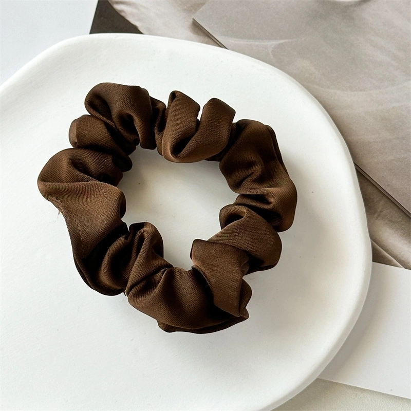 New High Elastic Simple Solid Color Large Intestine Ring Summer Ponytail Bandeau Head Rope Rubber Band Three State Recommend Hair Ring