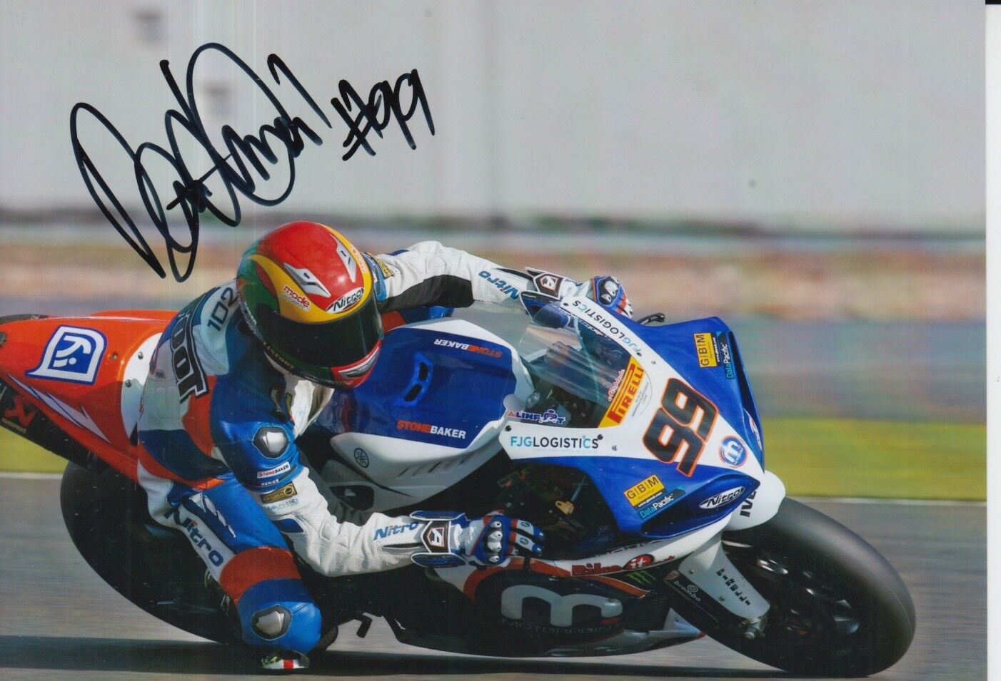 Dan Linfoot Hand Signed 7x5 Photo Poster painting BSB, MotoGP, WSBK 2.