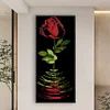 Rose - 9CT Full Beaded Cross Stitch Kit(31x77cm)