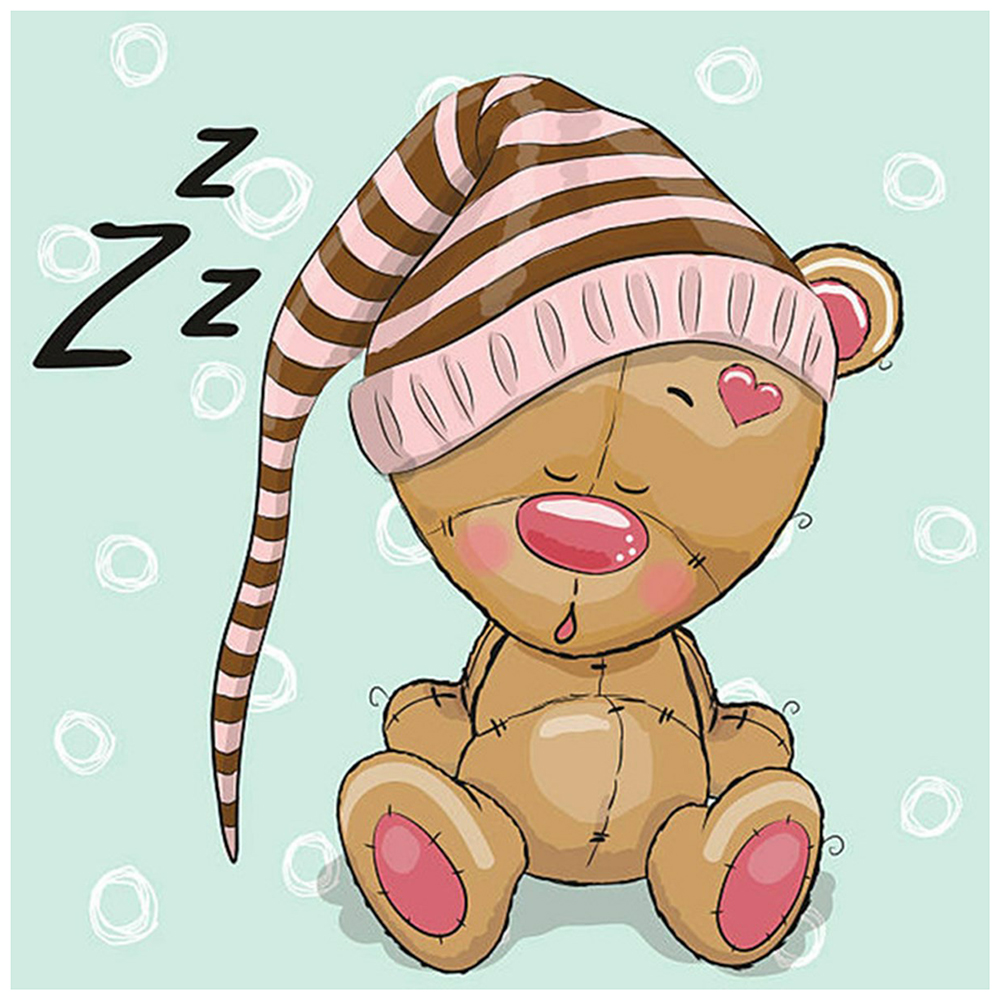 

Cartoon Bear - Round Drill Diamond Painting - 30*30CM, 501 Original