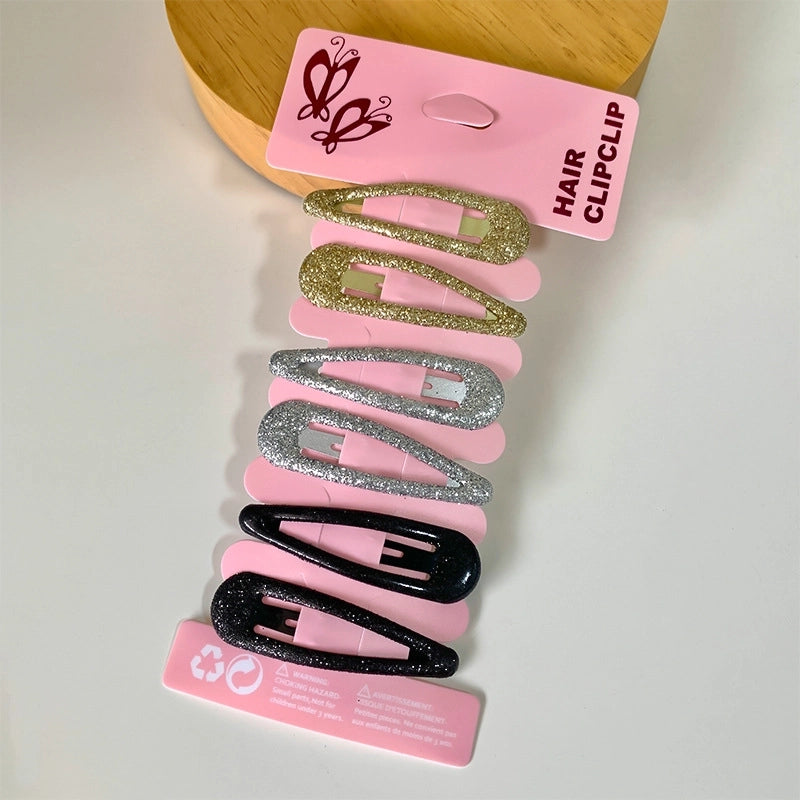 Minimalist Classic Style Kid’S Solid Color Arylic Sequins Hair Clip