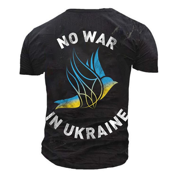 NO WAR IN UKRAINE Outdoor T-shirt