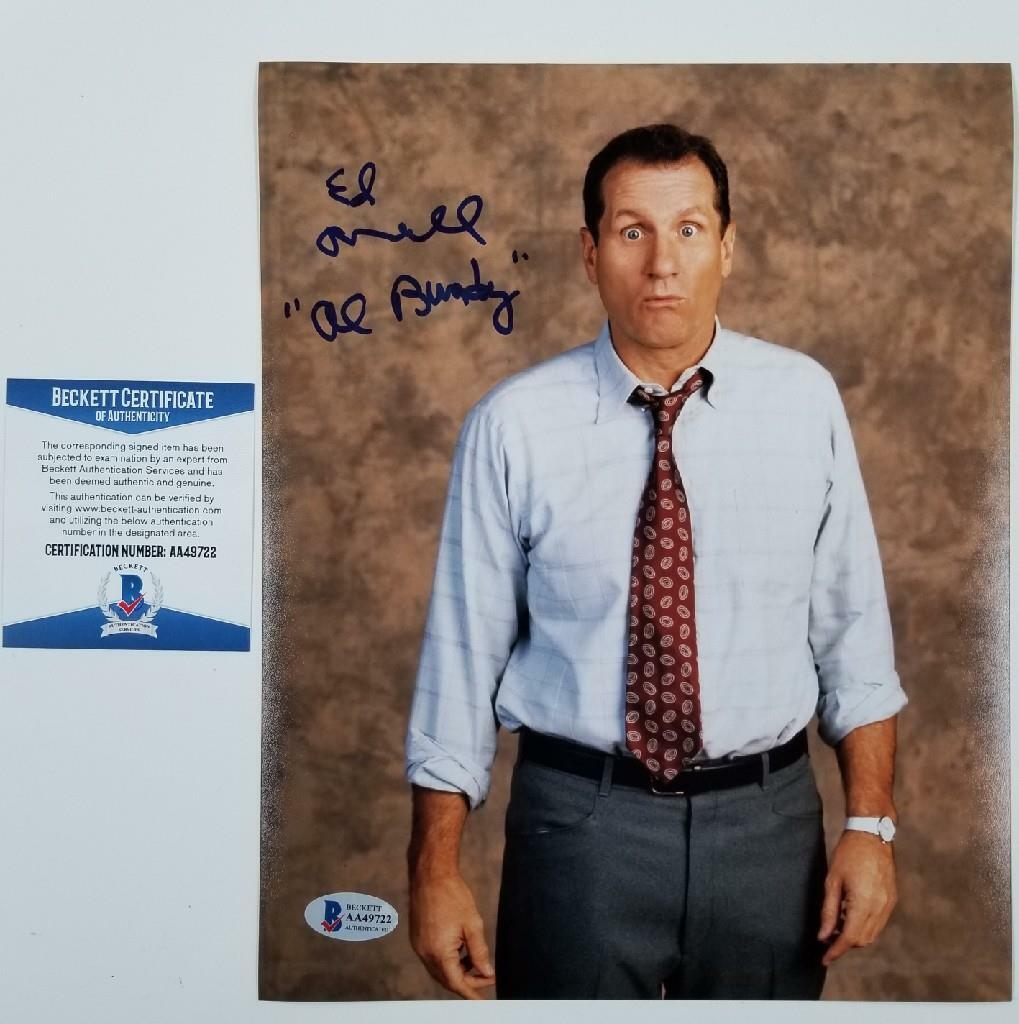 Ed O'Neill signed Al Bundy