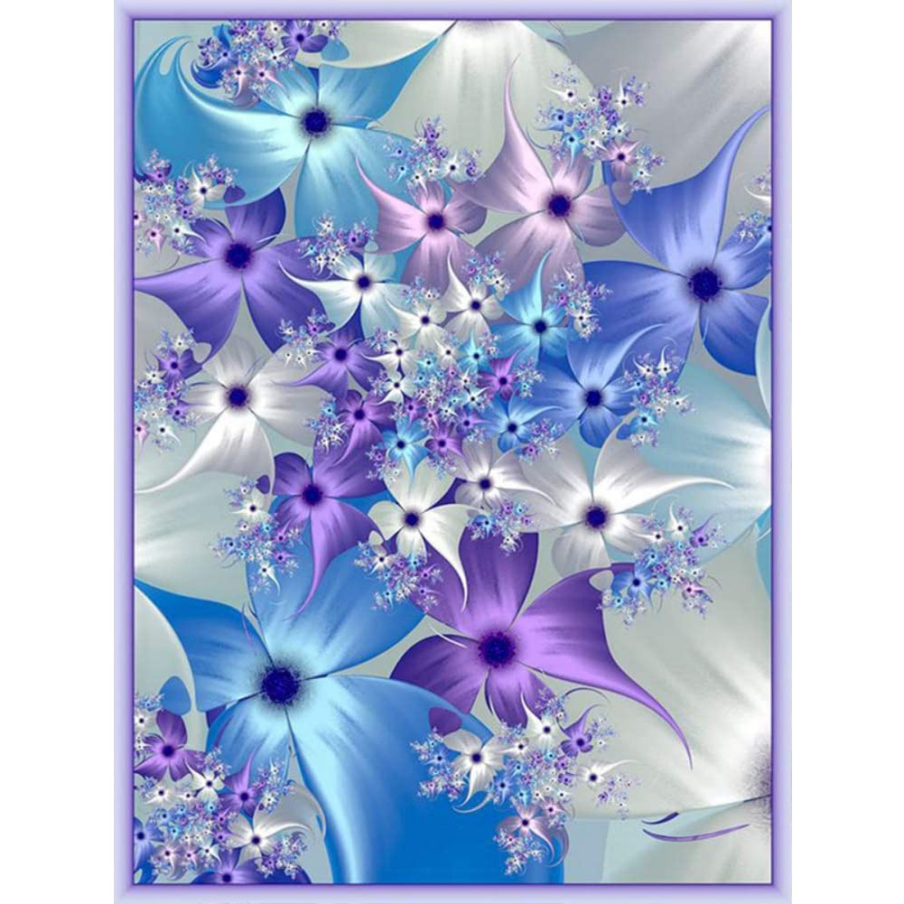 

Flower - 11CT Stamped Cross Stitch - 40*50CM, 501 Original