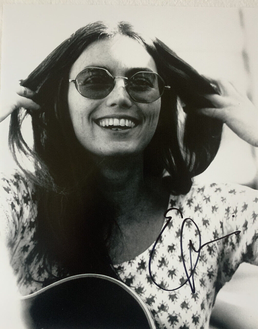 EMMYLOU HARRIS HAND SIGNED 8x10 Photo Poster painting SINGER AUTOGRAPH AUTHENTIC RARE COA