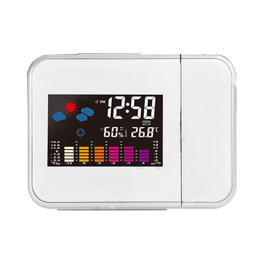 

LCD Digital Temperature Humidity Timing Clock Time Date Display Projector, 501 Original