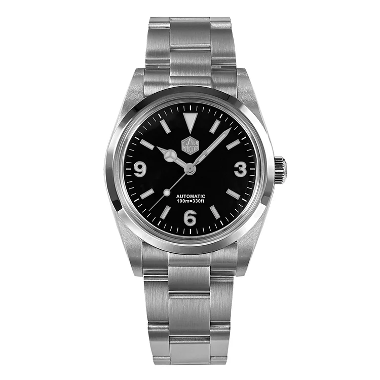 San Martin Men Luxury Watch 36mm 369 Dial Explore Climbing