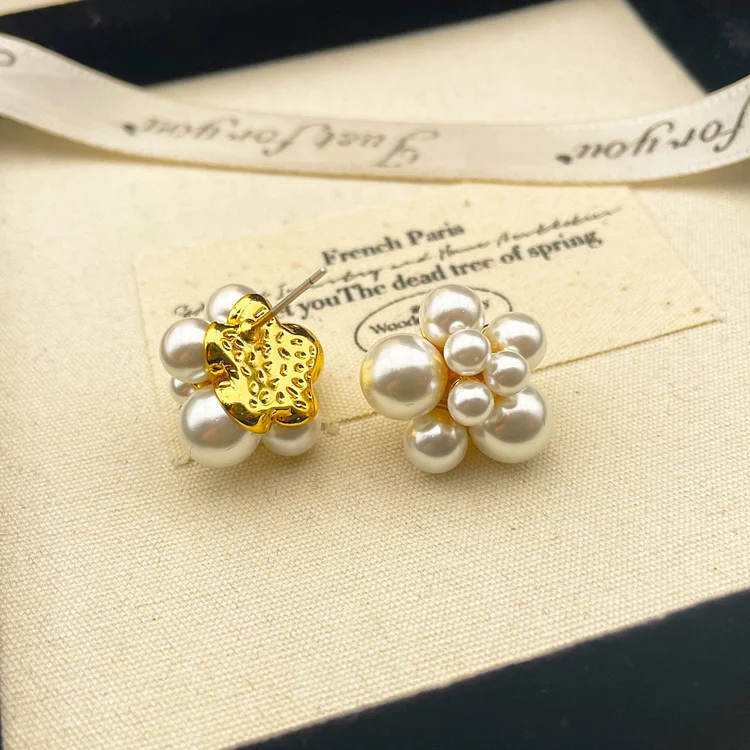 Popcorn Pearl Earrings
