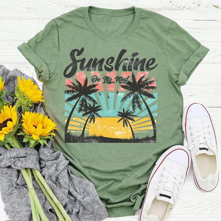 sunshine on my mine Summer life T-shirt Tee -04989
