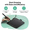 Deco 640 drawing tablet with battery-free stylus with 16,384 levels of pressure sensitivity