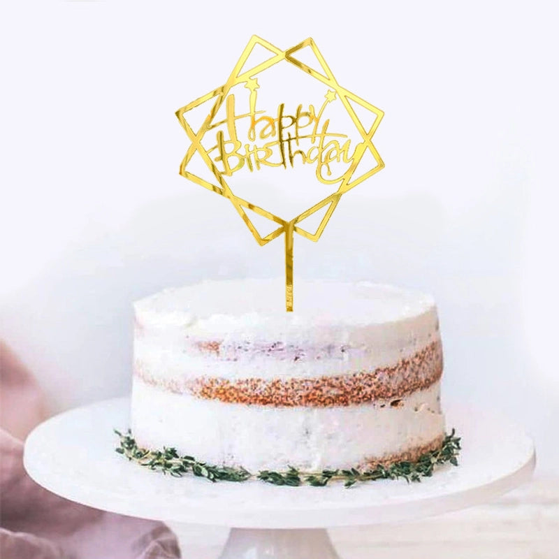 Letter Arylic Party Cake Decorating Supplies