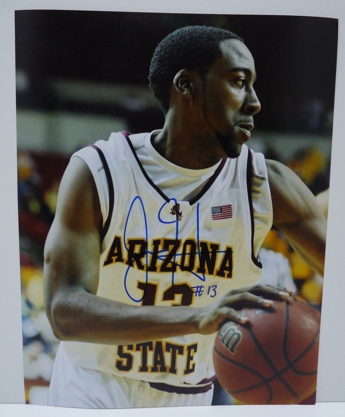 James Hardin Pre Rookie Basketball Signed Autograph 11x14 Photo Poster painting BAS Certified F7