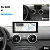 Ugode AUDI A1 2012-2018 year Apple CarPlay Android Auto Display Monitor Upgrade Autoradio Stereo 