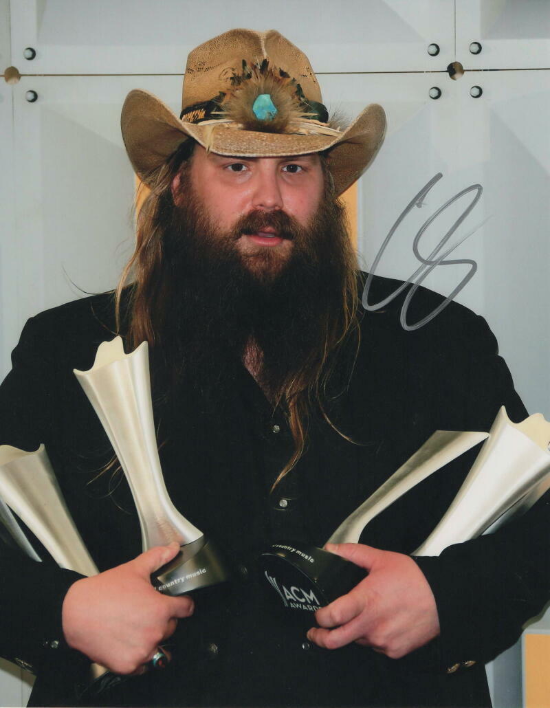 CHRIS STAPLETON SIGNED AUTOGRAPH 11X14 Photo Poster painting - FROM A ROOM VOLUME 1 2, TRAVELLER