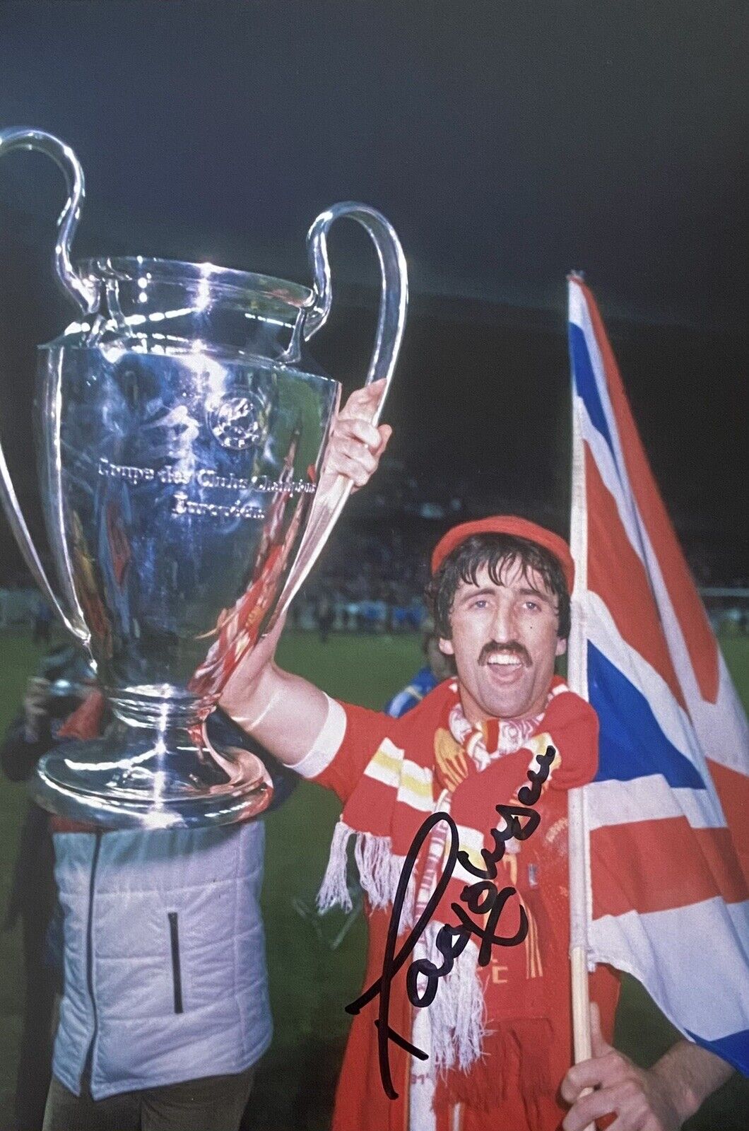 David Genuine Hand Signed Liverpool 12x8 Photo Poster painting 8
