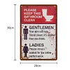 Toilet - Vintage Metal Signs(8*12Inch)  - Warning