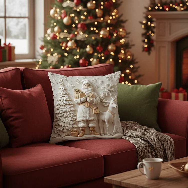 ✨Christmas Throw Pillow Cover for Couch&ndash;Cozy Holiday Decor🎅