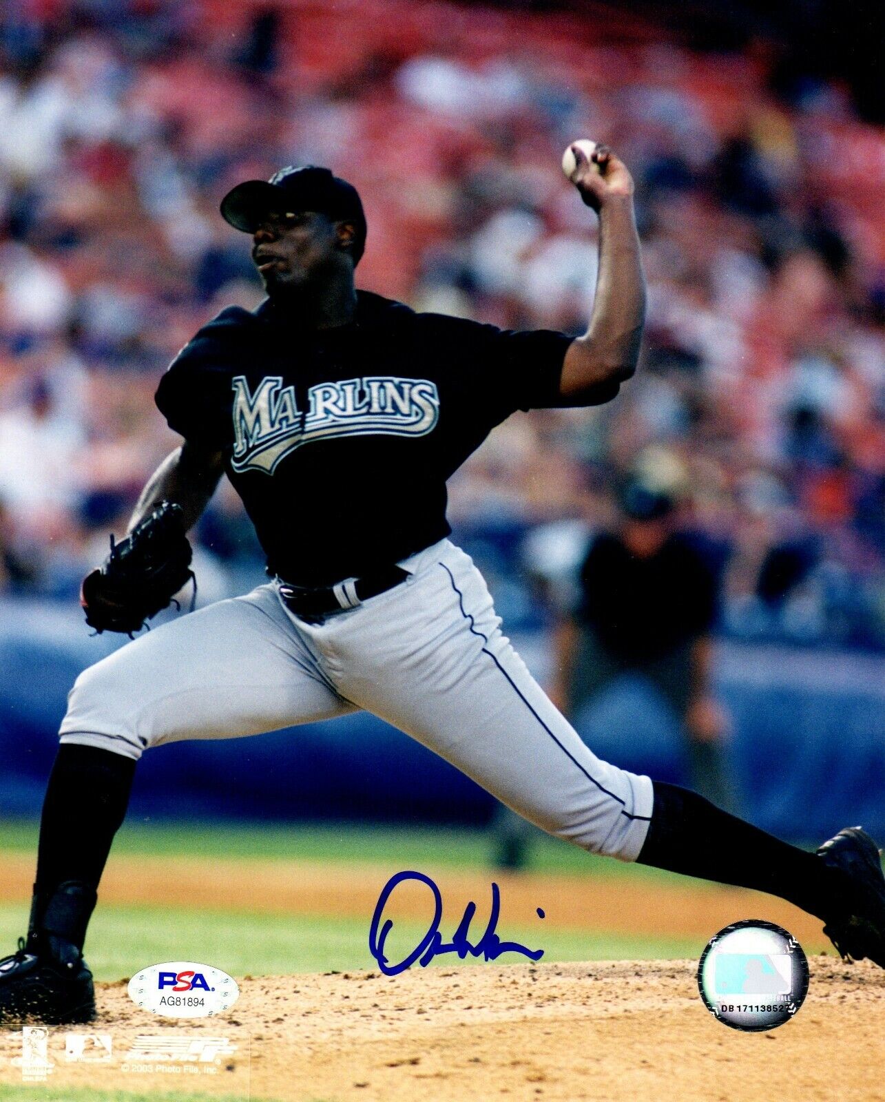 Dontrelle Willis autographed signed 8x10 Photo Poster painting MLB Florida Marlins PSA COA