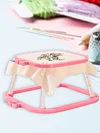 2 Tier Square Embroidery Hoop Removable Snap Sewing Frame for Quilting Stitching