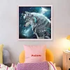 Wolf - 9CT Partial Beaded Cross Stitch Kit(39x39cm)