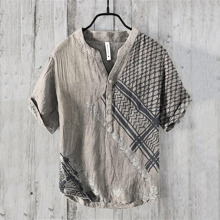 We Will Be Free Casual Linen Shirt