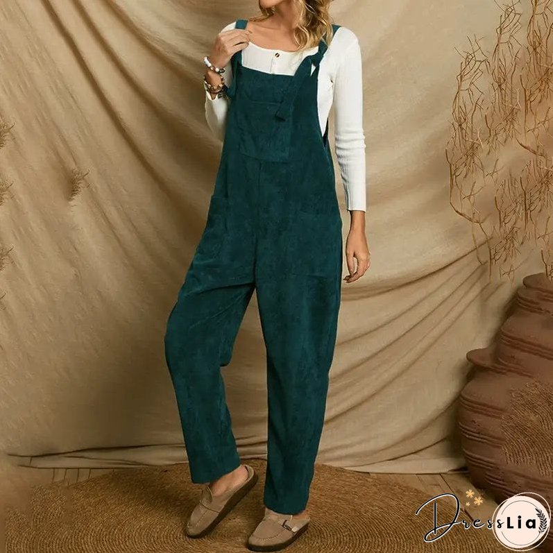 Patched Pocket Jumpsuit