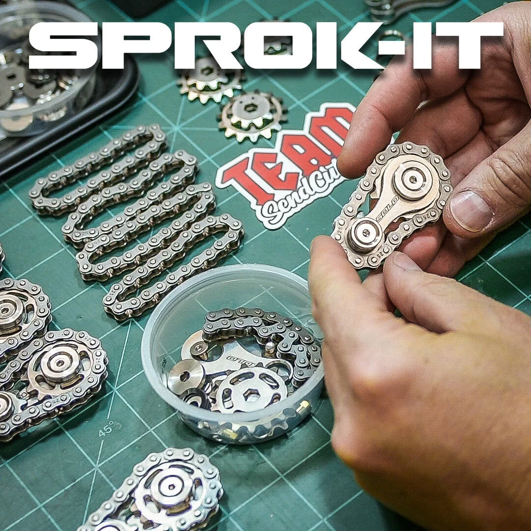  Bicycle Chain Gear Fidget Spinner