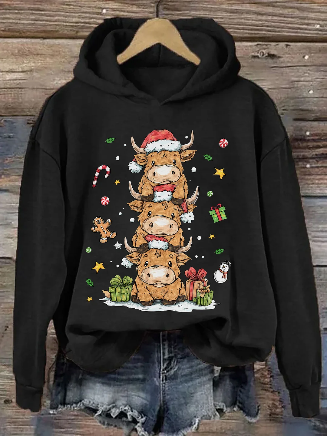 Cute Highland Cow Hoodie