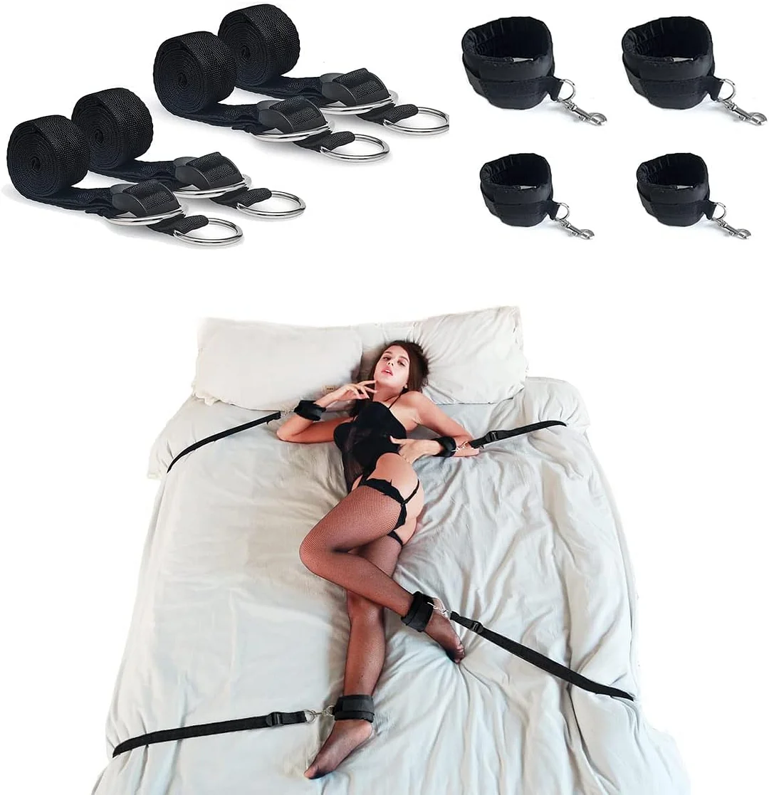 Handcuffs sex bondage set