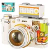 New classic retro old-fashioned camera film SLR camera building blocks(500+PCS)