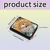 Diamond Painting Girl Flower Wallet Diamond Painting Card Holder Coin Purse