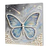 DIY Pearl Painting Butterfly for Home Decor with Frame(30x30cm)