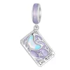 Tarot Card Pendant Charm for Bracelet and Necklace 925 Sterling Silver