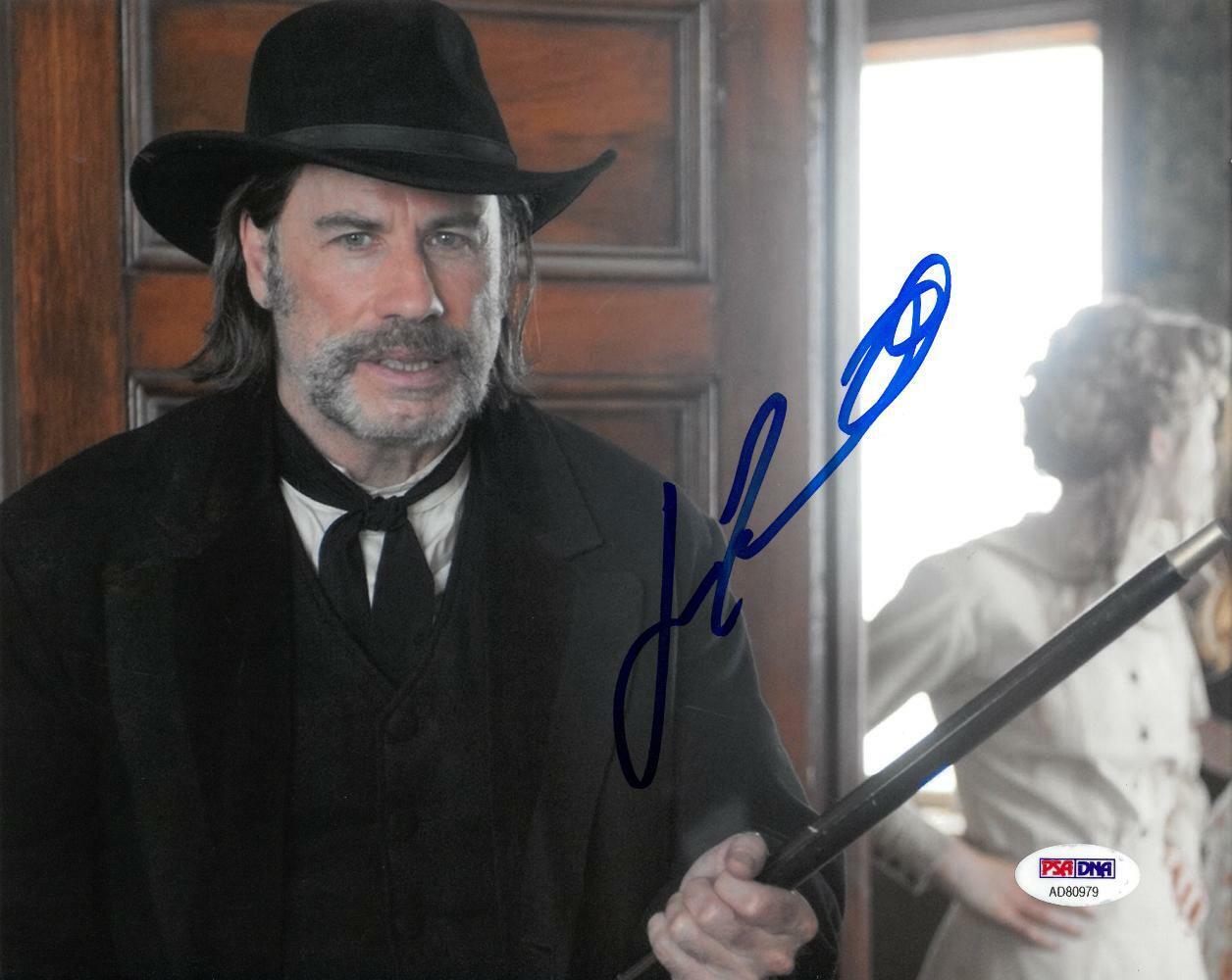 John Travolta Signed Valley of Violence Autographed 8x10 Photo Poster painting PSA/DNA #AD80979