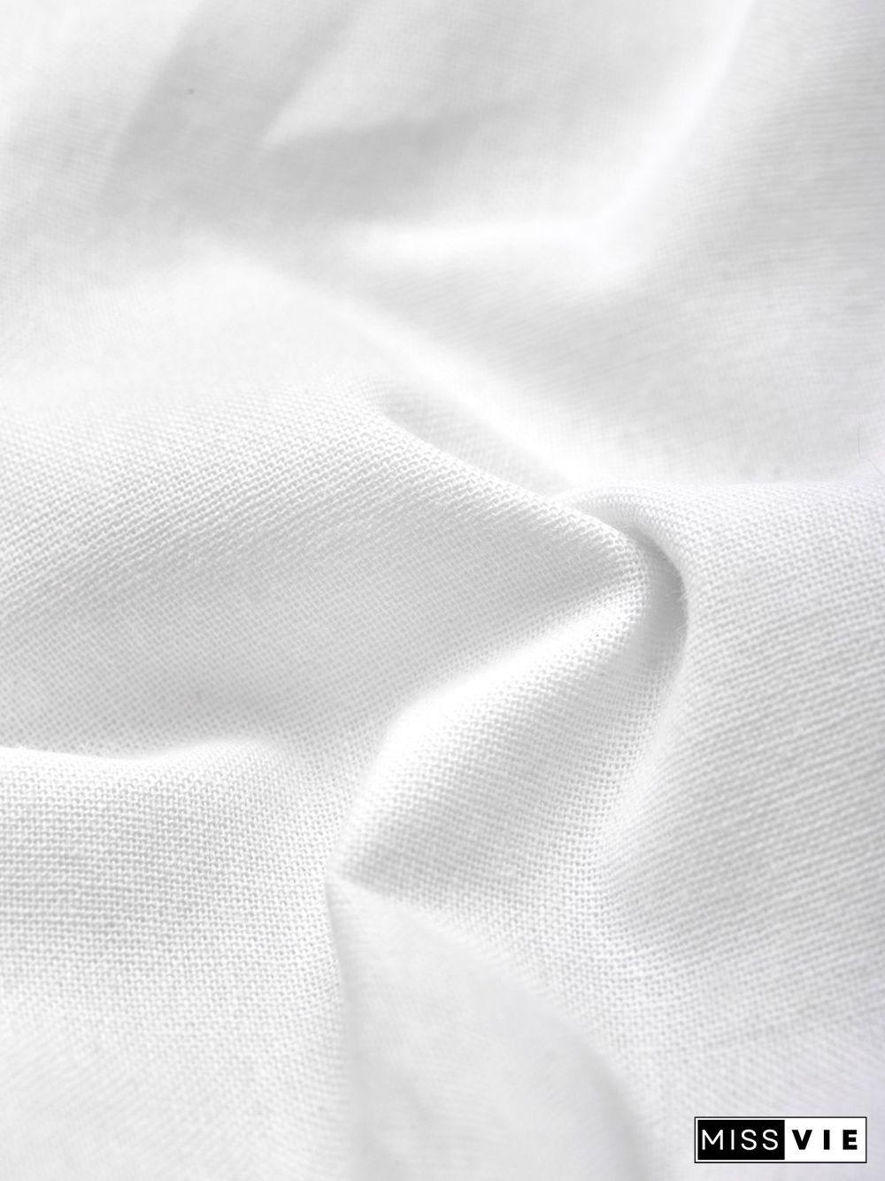 White Vintage Linen Pants