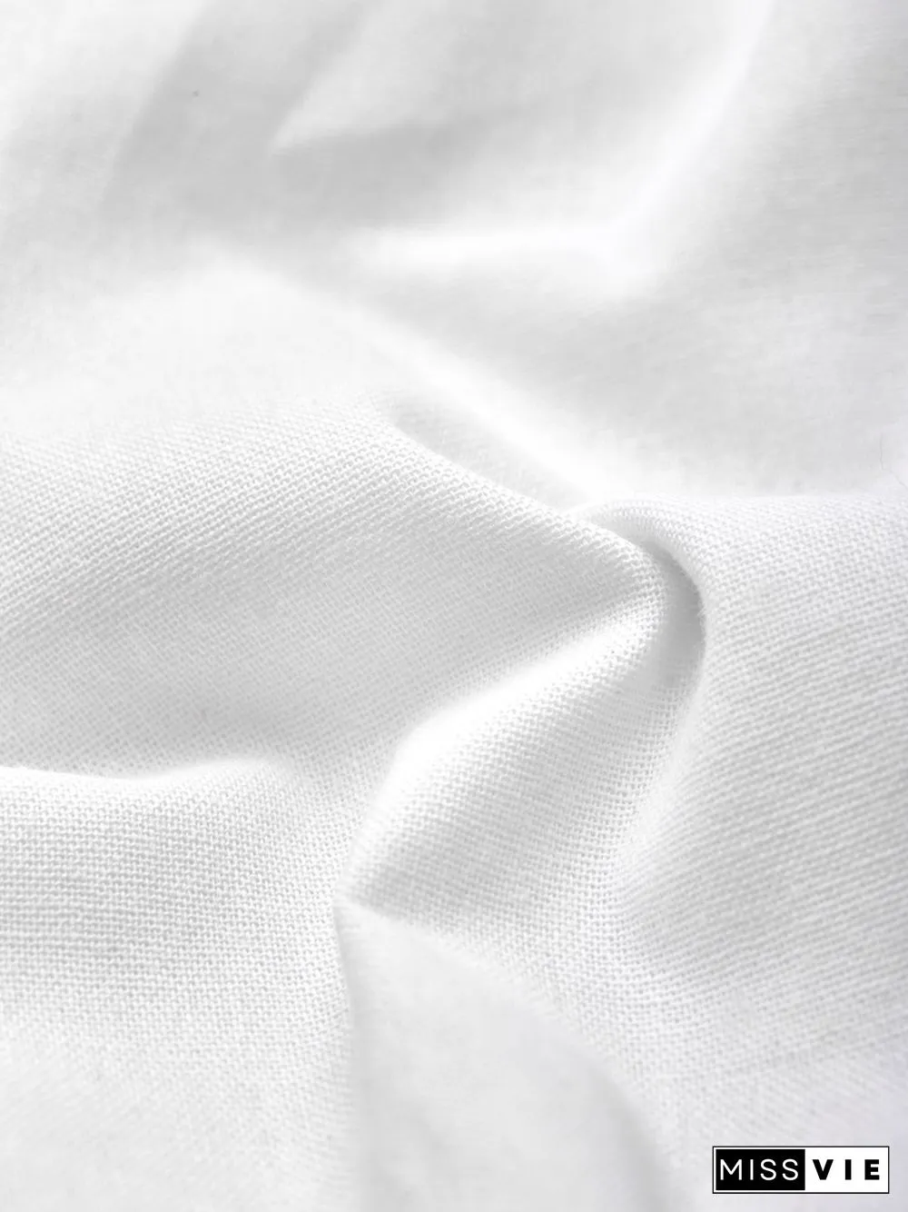 White Vintage Linen Pants
