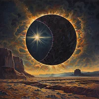 Solar Eclipse - Diamond Painting
