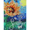 Diamond Painting DIY Kreuz Sonnenblume teilweise spezielle Form Bohrer (x060)