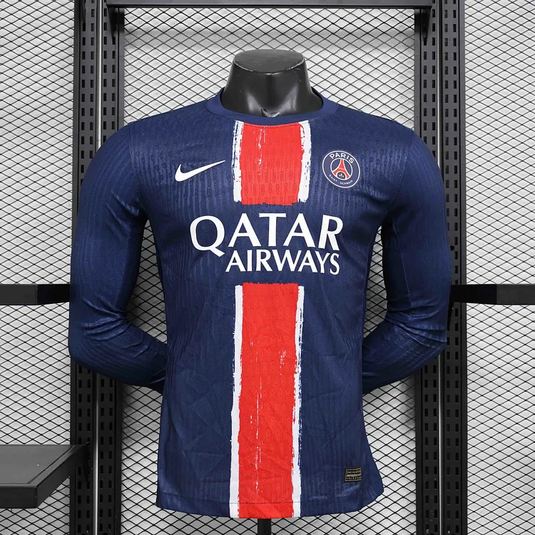 Player Edition - Paris Saint-Germain 2025/2026 Long sleeve Home Football Shirt