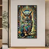 (40*70cm)Owl - Full Round Drill Diamond Painting