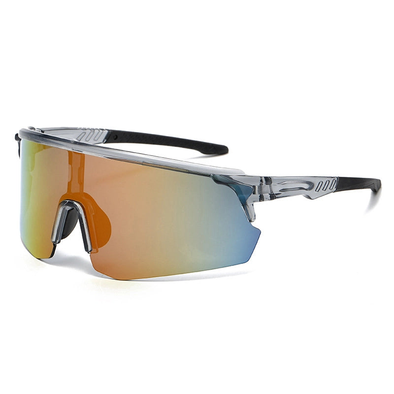 Minimalist Gradient Color Ac Special-Shaped Mirror Full Frame Glasses