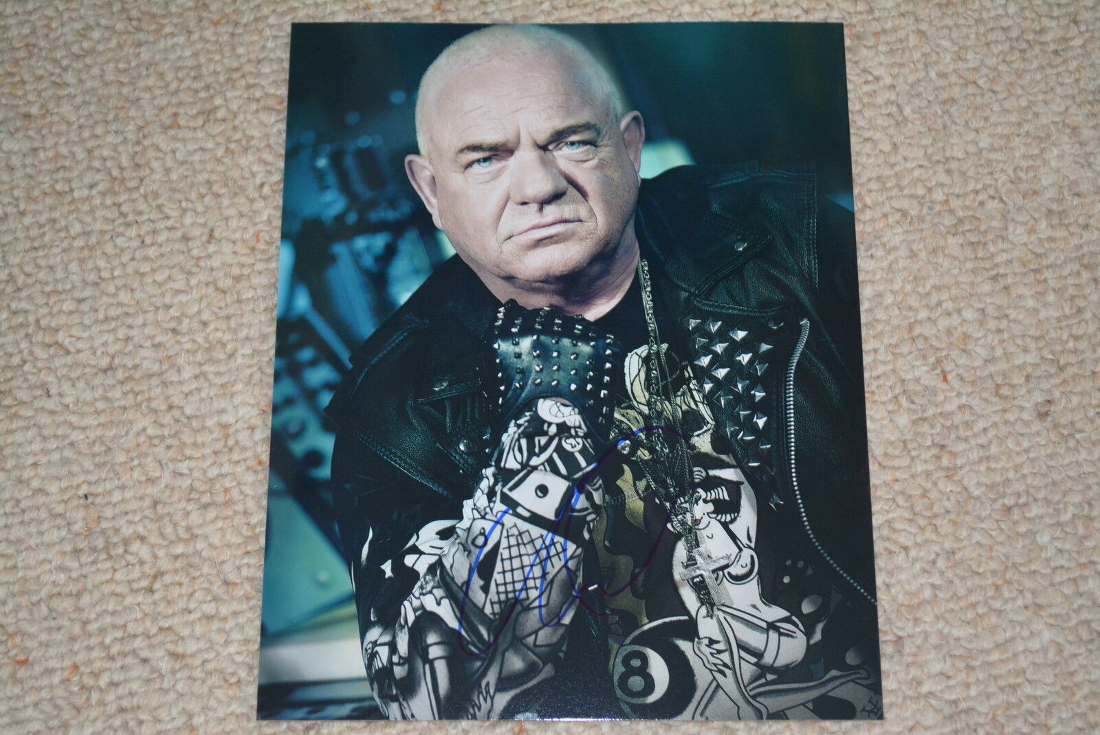 U.D.O. signed autograph In Person 8x10 (20x25 cm) UDO DIRKSCHNEIDER ACCEPT