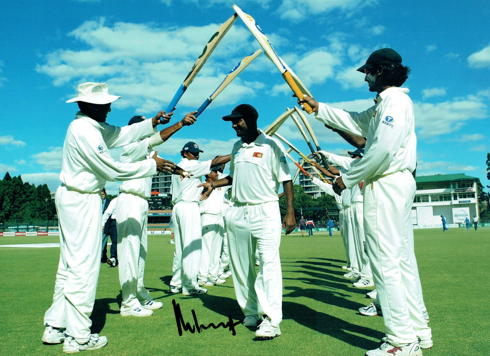 Murali Muttiah MURALITHARAN Signed Autograph 16x12 Cricket Photo Poster painting AFTAL COA