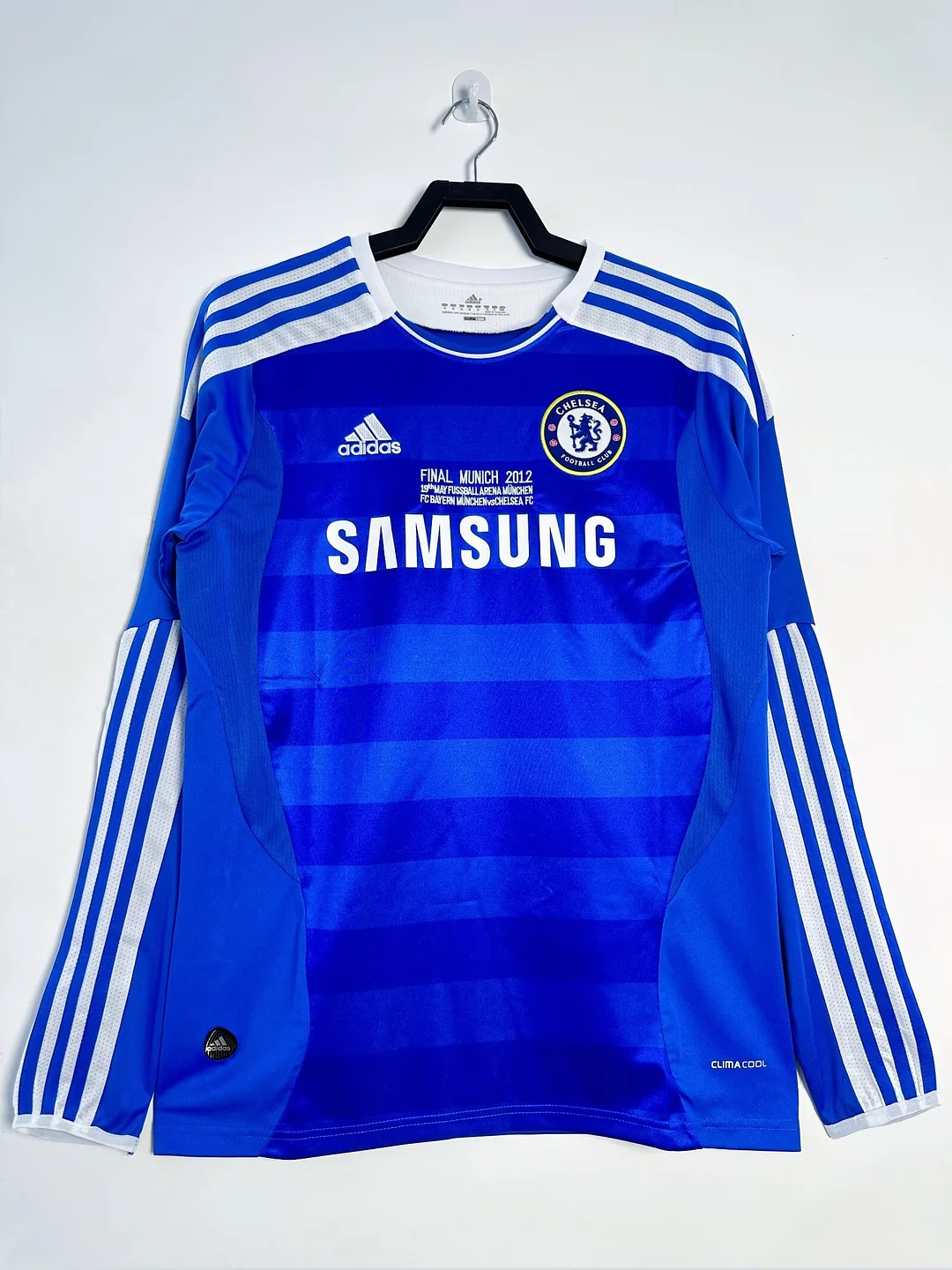 2011/2012 Retro Chelsea Long Sleeves Home Football Shirt