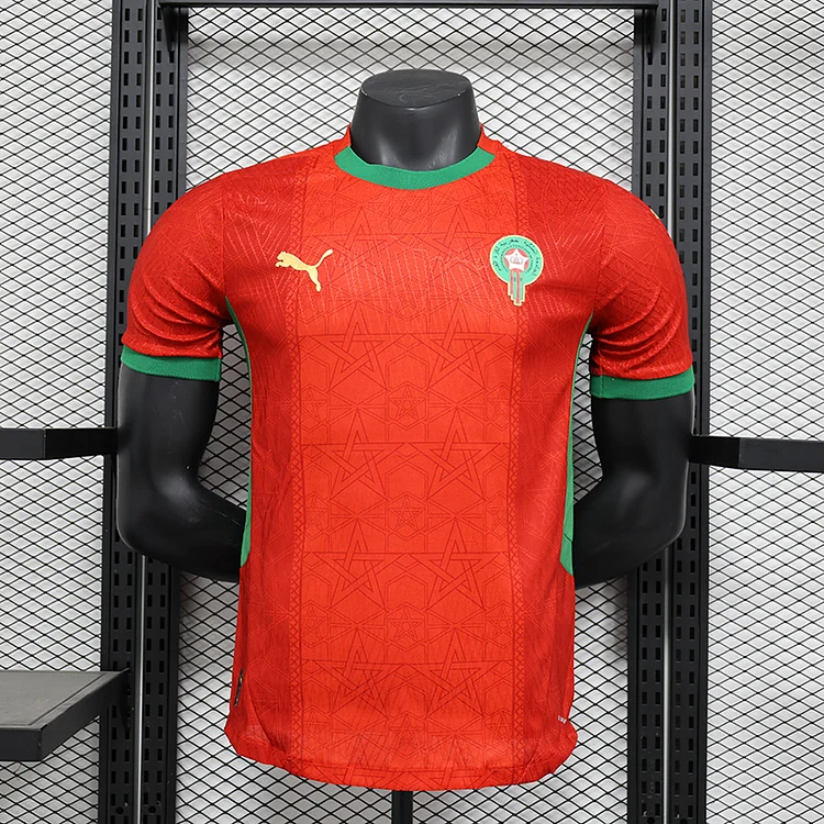 Player 2024-2025 Morocco Home Football Jersey