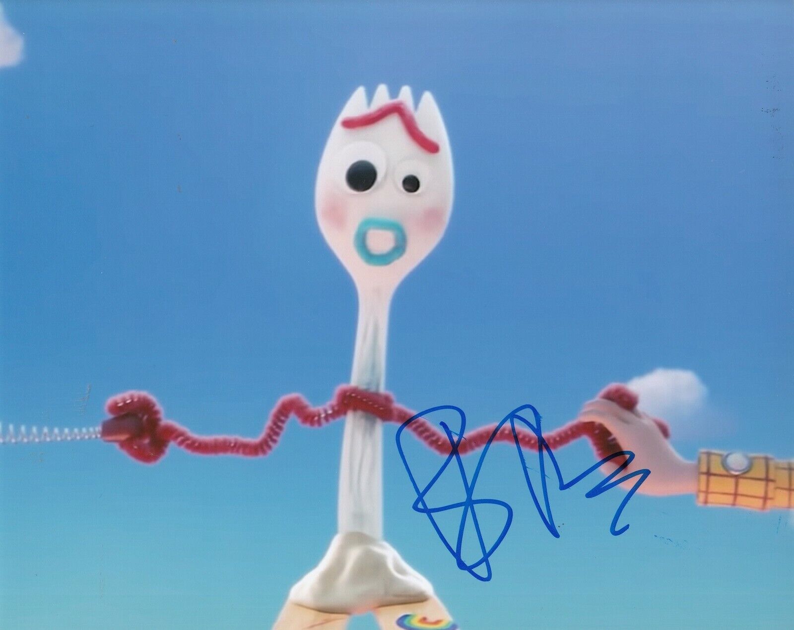 TONY HALE signed (TOY STORY 4) Movie 8X10 Photo Poster painting *FORKY* autographed W/COA